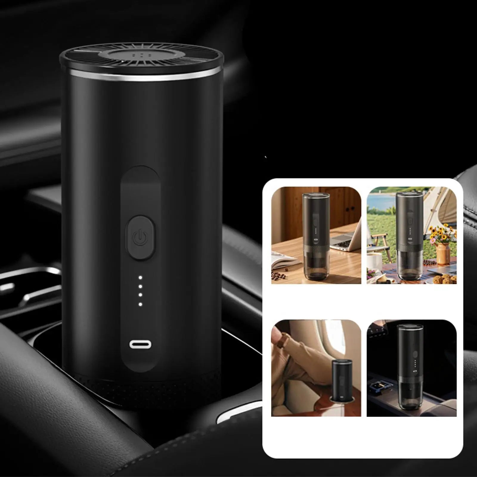 Portable Coffee Maker Mini Espresso Machine Convenient Rechargeable for Office Hiking Car Travel RV Espresso Coffee Makers