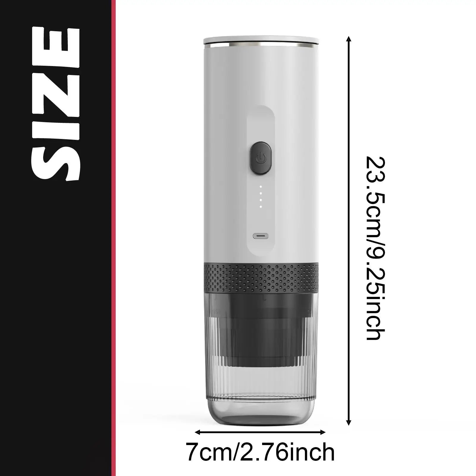 Portable Coffee Maker Mini Espresso Machine Convenient Rechargeable for Office Hiking Car Travel RV Espresso Coffee Makers