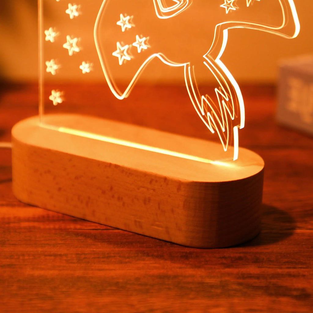 Baby Kids USB Night Light Personalized Children Name Lamp Custom Nursery Newborn Bedroom Home Decoration Birthday Souvenir Gift