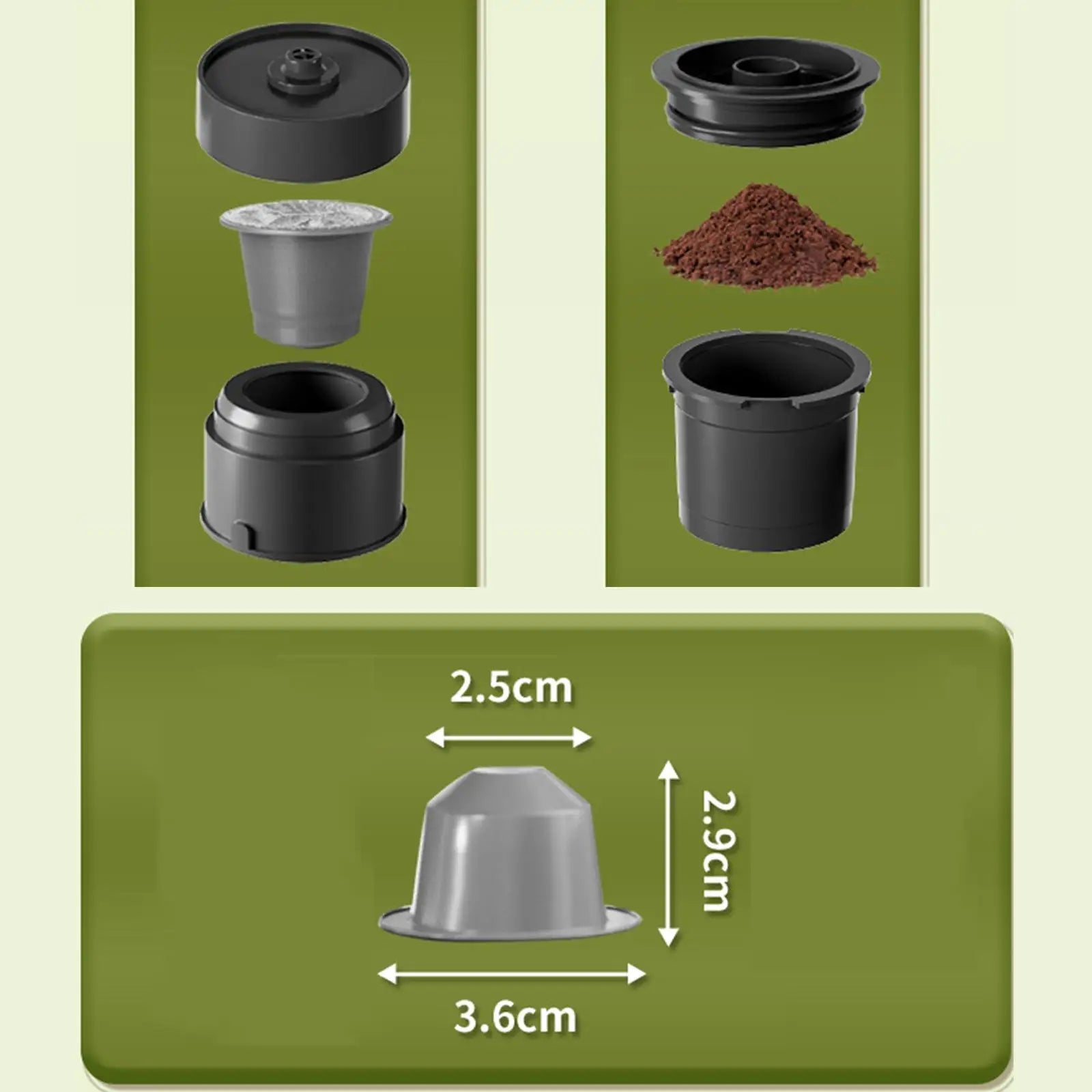 Portable Coffee Maker Mini Espresso Machine Convenient Rechargeable for Office Hiking Car Travel RV Espresso Coffee Makers