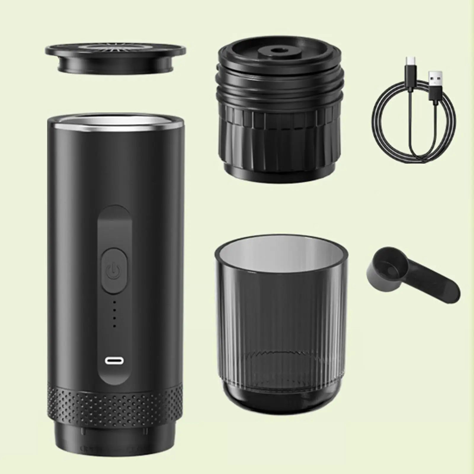Portable Coffee Maker Mini Espresso Machine Convenient Rechargeable for Office Hiking Car Travel RV Espresso Coffee Makers