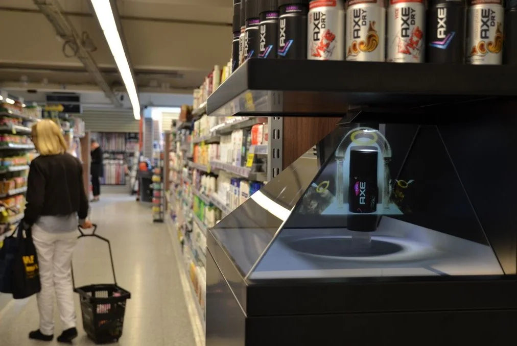 Full HD Plug and Play 3D Hologram Showcase Holographic Display Box for Advertising