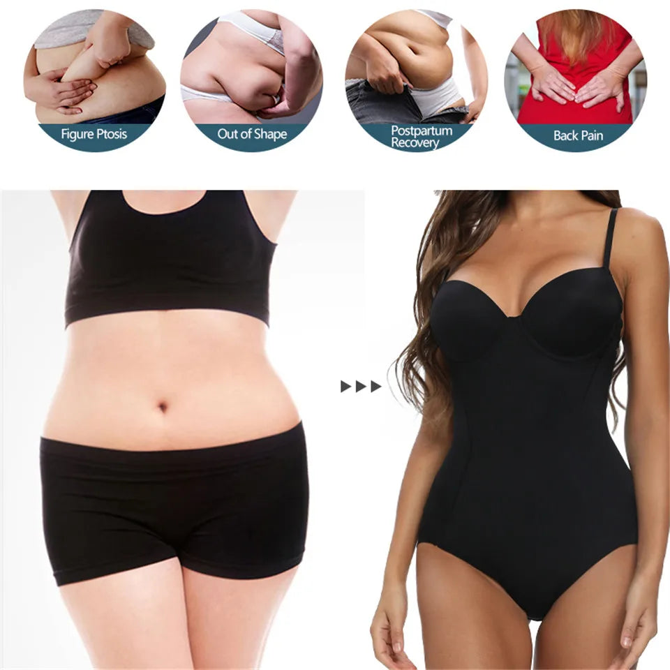 Shapewear Bodysuits Underwear Slimming Bodys Women Sexy Bodysuit Body Shaper Lingerie Black Trimmer Modeling Strap