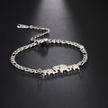 Skyrim Cutie Elephant Adjustable Bracelets for Women Girls Stainless Steel Three Elephants Charm Bracelet Jewelry Gifts 2026