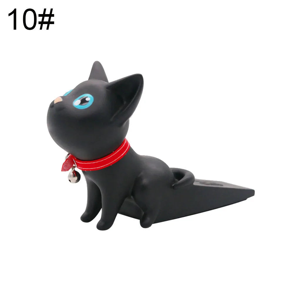 Door Stopper Cute Dog Pig Mouse Cat Shape Door Stopper Holder Hard PVC Doorstop Wedge Gift Door Holder Stopper Safety Guard Stop
