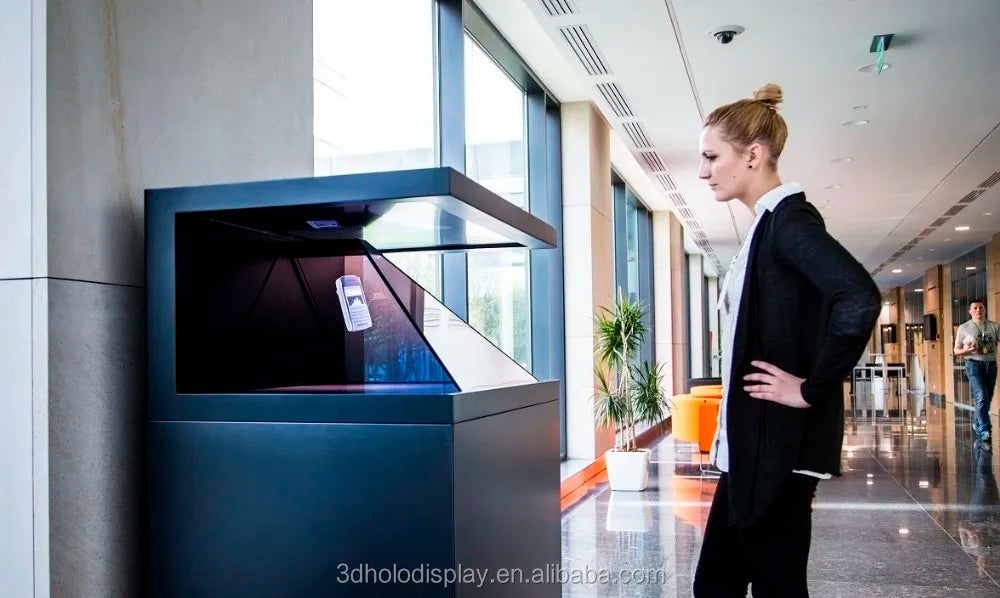 Full HD Plug and Play 3D Hologram Showcase Holographic Display Box for Advertising