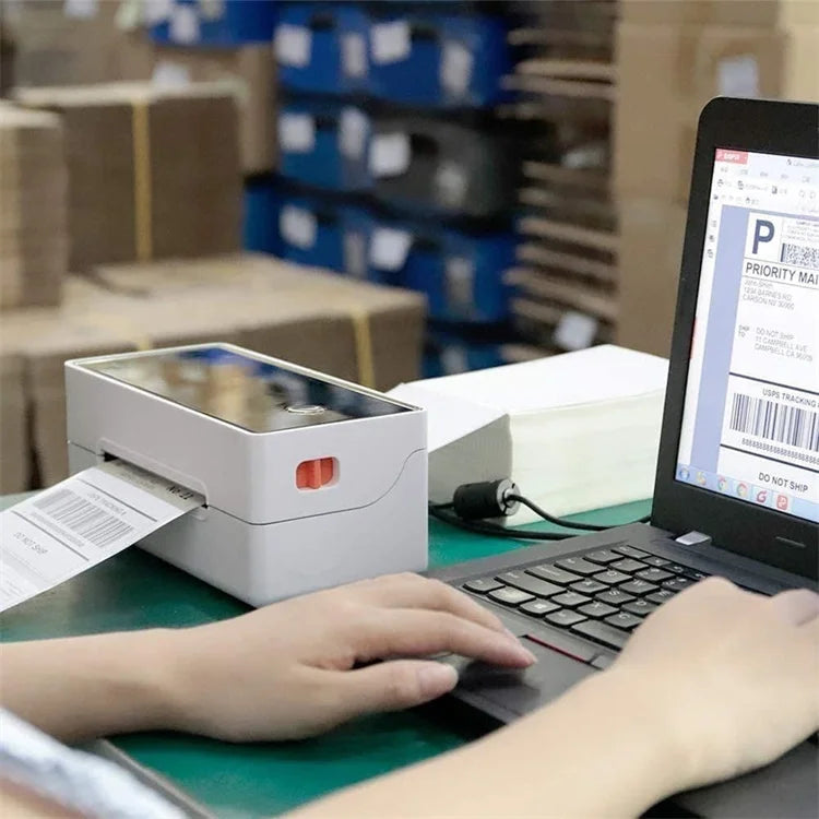 4x6 Inch Thermal Shipping Label Paper 100/200/300/500PCS Adhesive Paper For Express Waybill DHL UPS Express Barcode All-Purpose