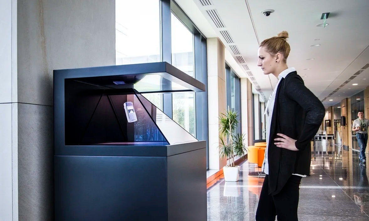 Full HD Plug and Play 3D Hologram Showcase Holographic Display Box for Advertising