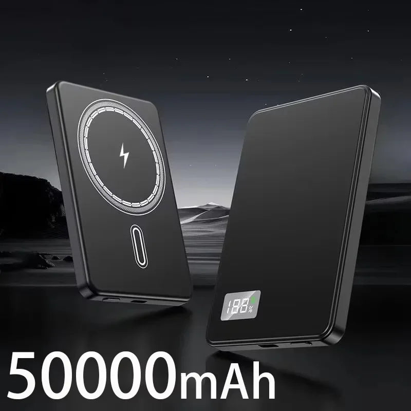 500000mAh 3C Certification Thin Power Bank Ultra For MagSafe 22.5W Magnetic Wireless Fast Charging Portable Battery for Phone
