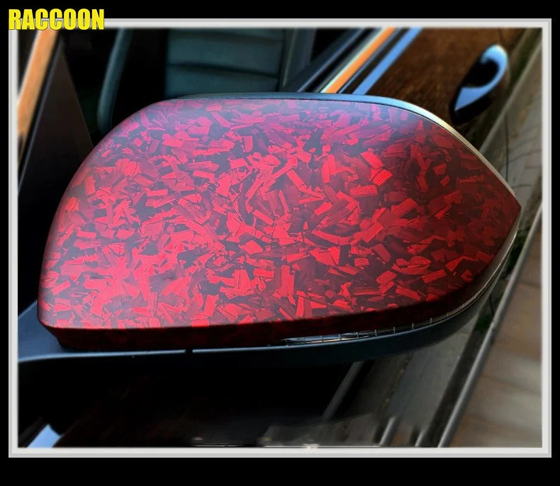 Premium PET Matte & Glossy Black Silver Red Forged Carbon Fiber Wrap Vinyl Car Film Motorcycle Scooter Vehicle Wrapping Foil