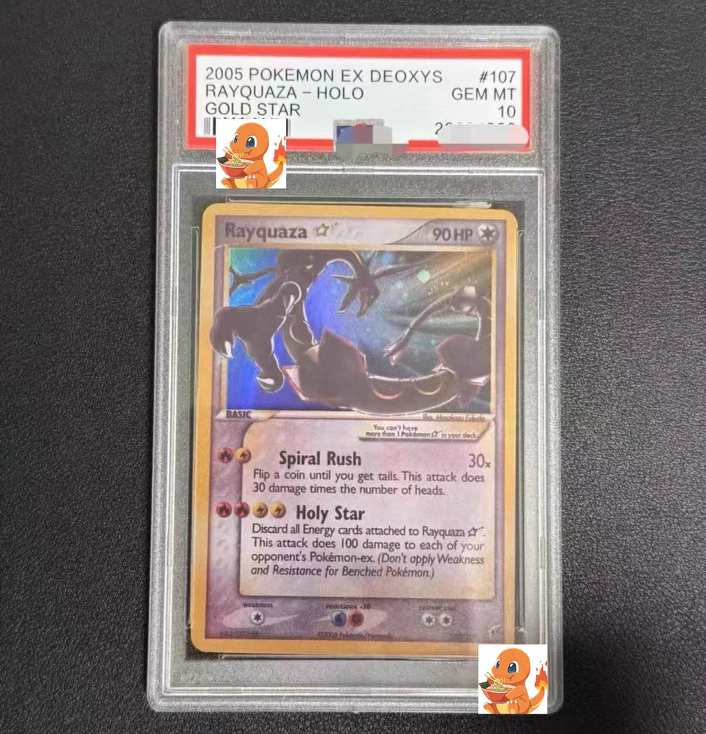 2006 POKEMON GOLD STAR CHARIZARD-HOLO EX DRAGON FRONTIERS PTCG Graded Collection Cards S6a Eevee Heroes MT10Points
