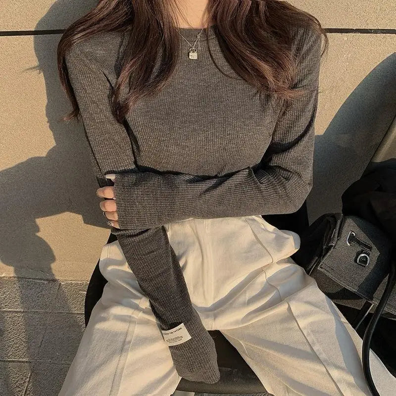 Clothing T Shirt Woman Beige Korean Fashion Streetwear Clothes Top Cute Women's Tshirt High Quality Aesthetic Hot Pullover