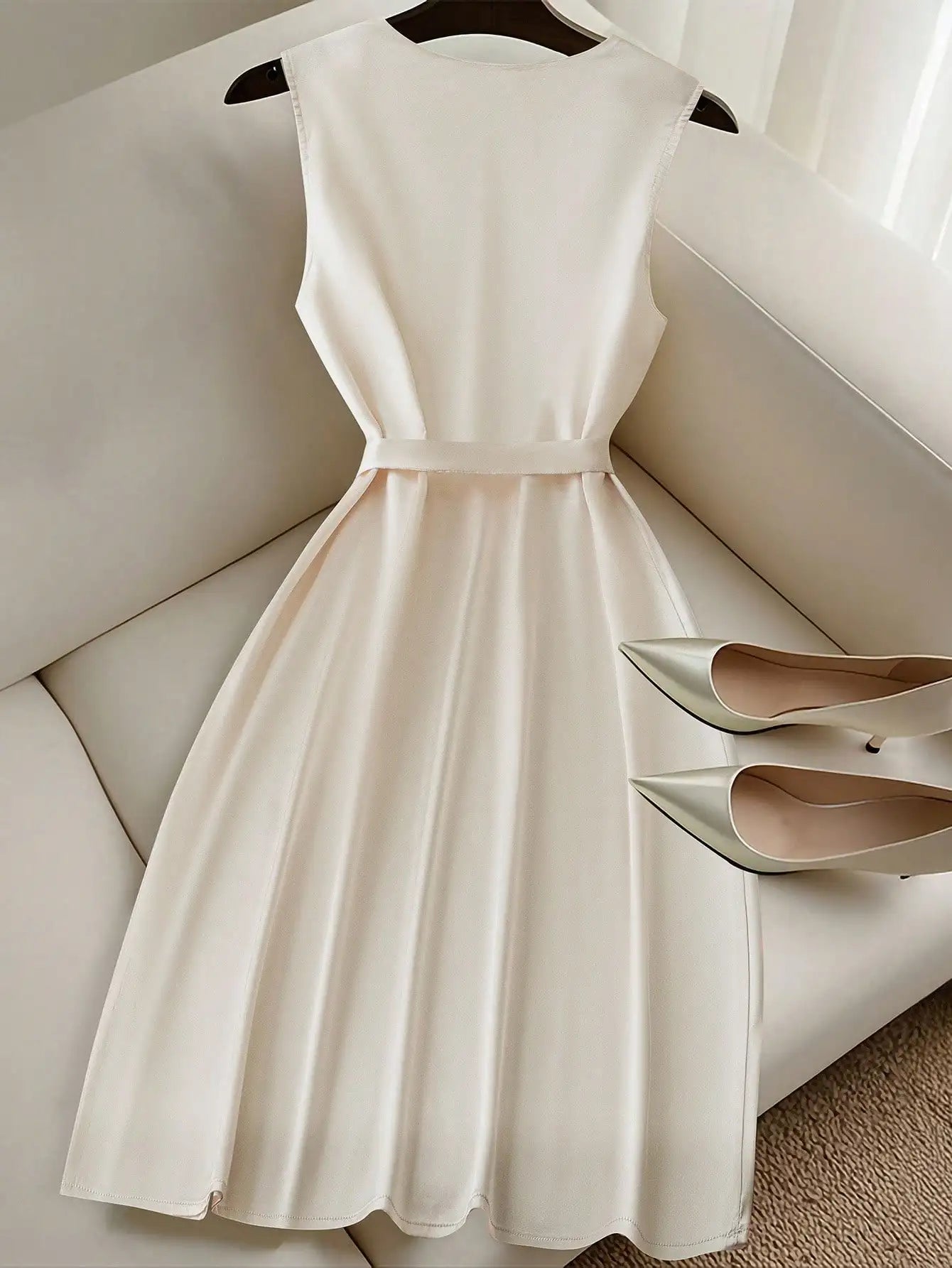 Regular women's dress, for work commuting, leisure and vacation