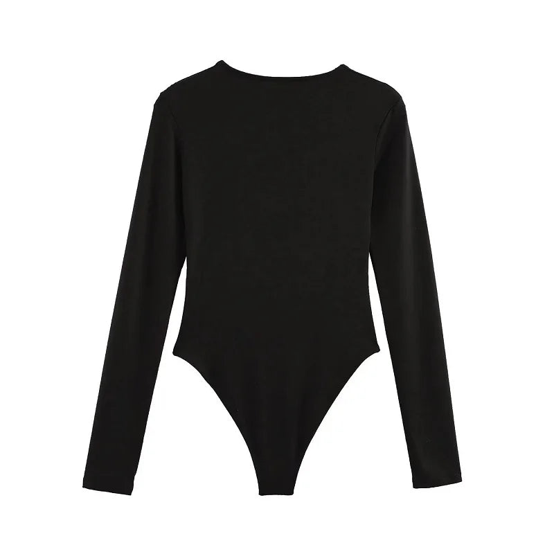 MUJER 2025 Bodysuit Women Sexy Bodys for Women Bustier Body Ladies Top Long Sleeve Bodysuits Woman Summer Tops Outfits Lingerie