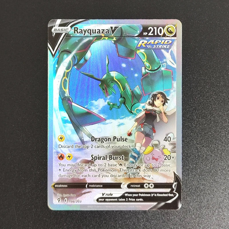 PTCG English Charizard Gengar Giratina Rayquaza Greninja Mewtwo Pikachu Clefairy
