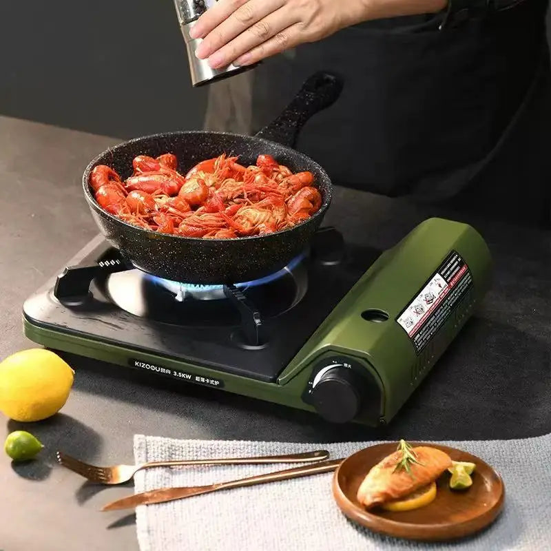 2026 Portable Outdoor Cooker Hot Pot Small Durable   Magnetic Casca Design for Camping And Travel