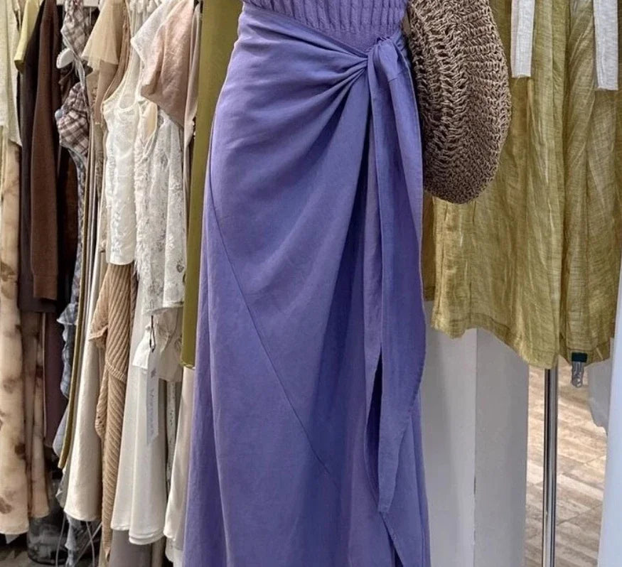 Women's Clothing Two Piece Sets Knitting Tunic Sleeveless Vest High Waist Bandage Skirt Suit Roupas Femme Fashion Korean Outfits