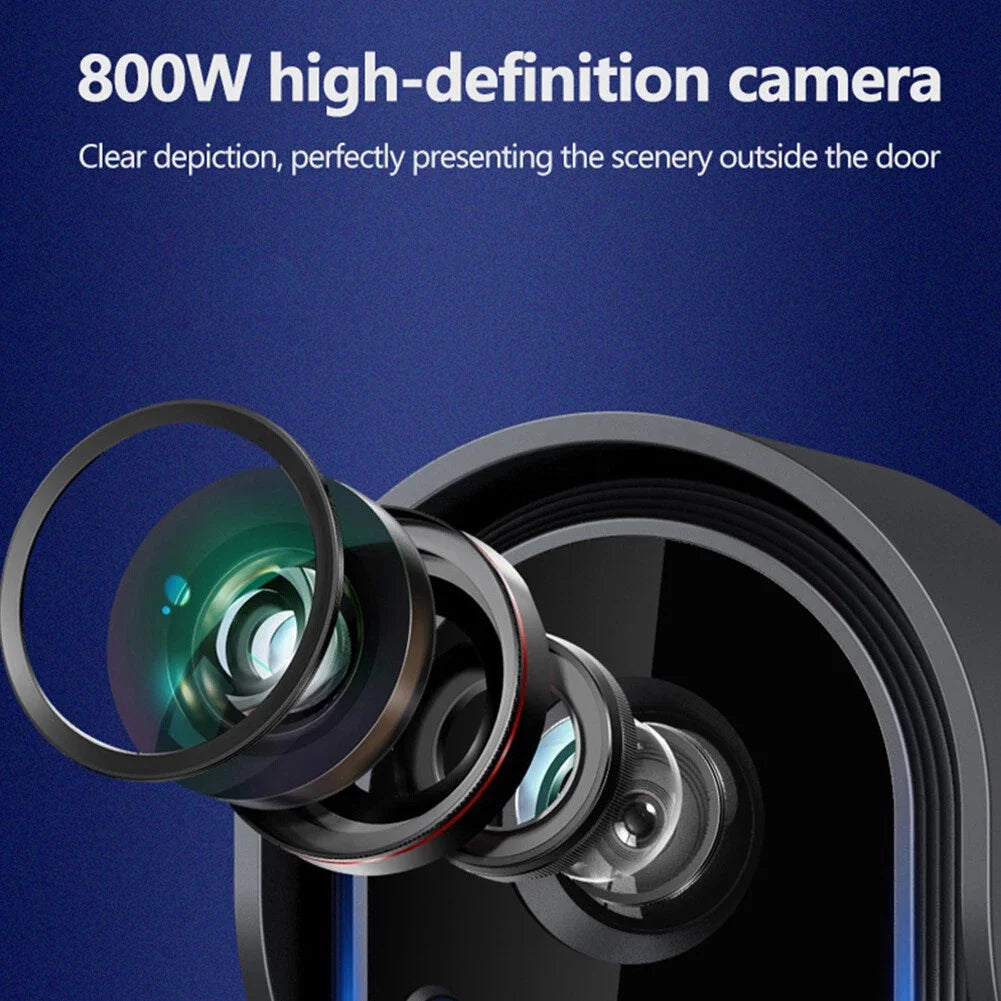 Tuya Doorbell with Camera Wireless Bundle Doorbell Smart Home Wifi Outdoor Waterproof Cam Security Audio Intercom Night Vision
