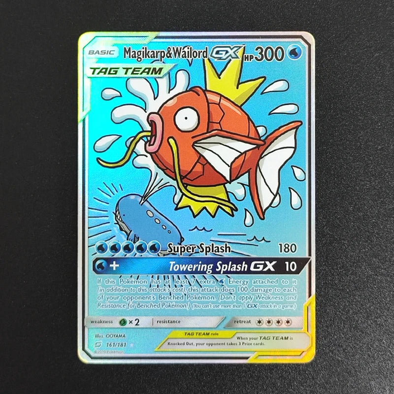 PTCG English Charizard Gengar Giratina Rayquaza Greninja Mewtwo Pikachu Clefairy
