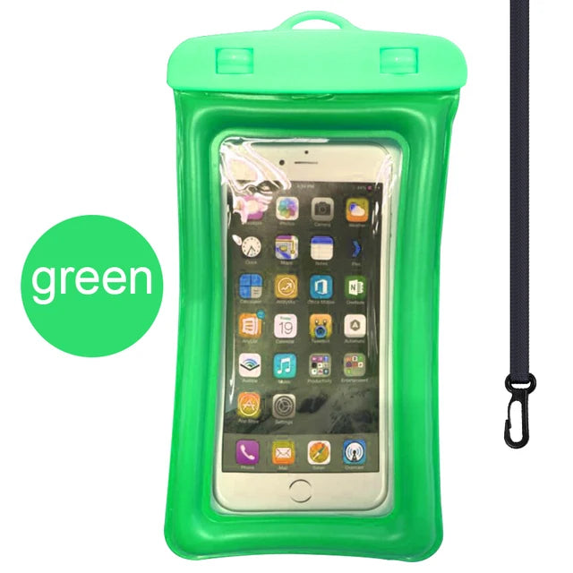 Air Bag Waterproof Bag Phone Case for Swimming Underwater Photography Diving Water Proof Cover Waterproof Mobile Phone Bag