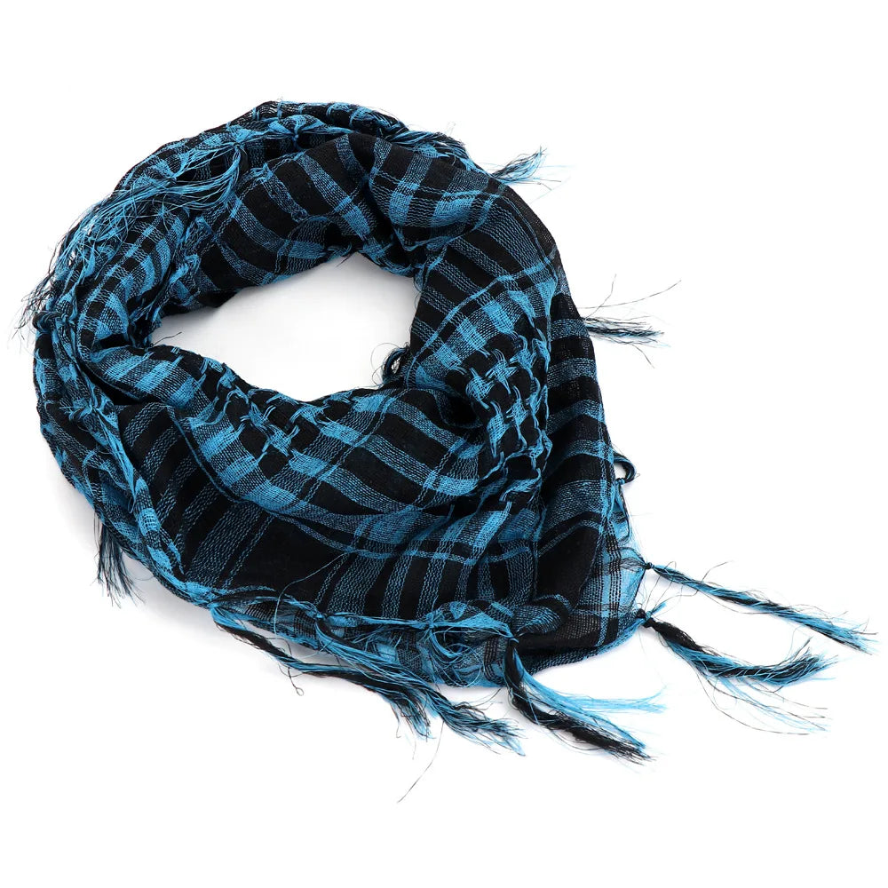 New Summer Women Tactical Arab Scarf Men Fashion Lightweight Hijab Scarf Spring Army Plaid Head Scarf Warm Mask