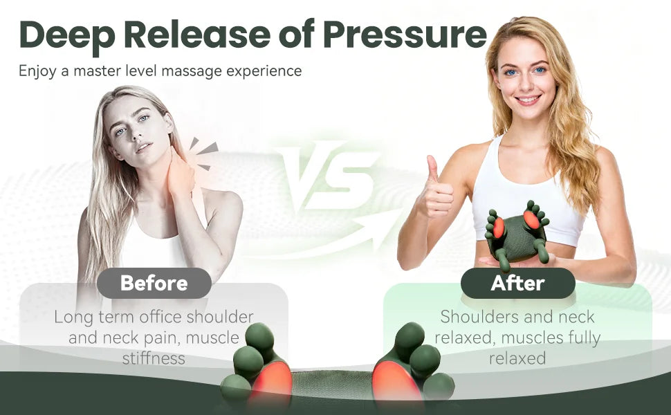N7 Master Hand Shoulder Neck Massage Instrument Cervical Head Massage Instrument Real Hand Rubbing