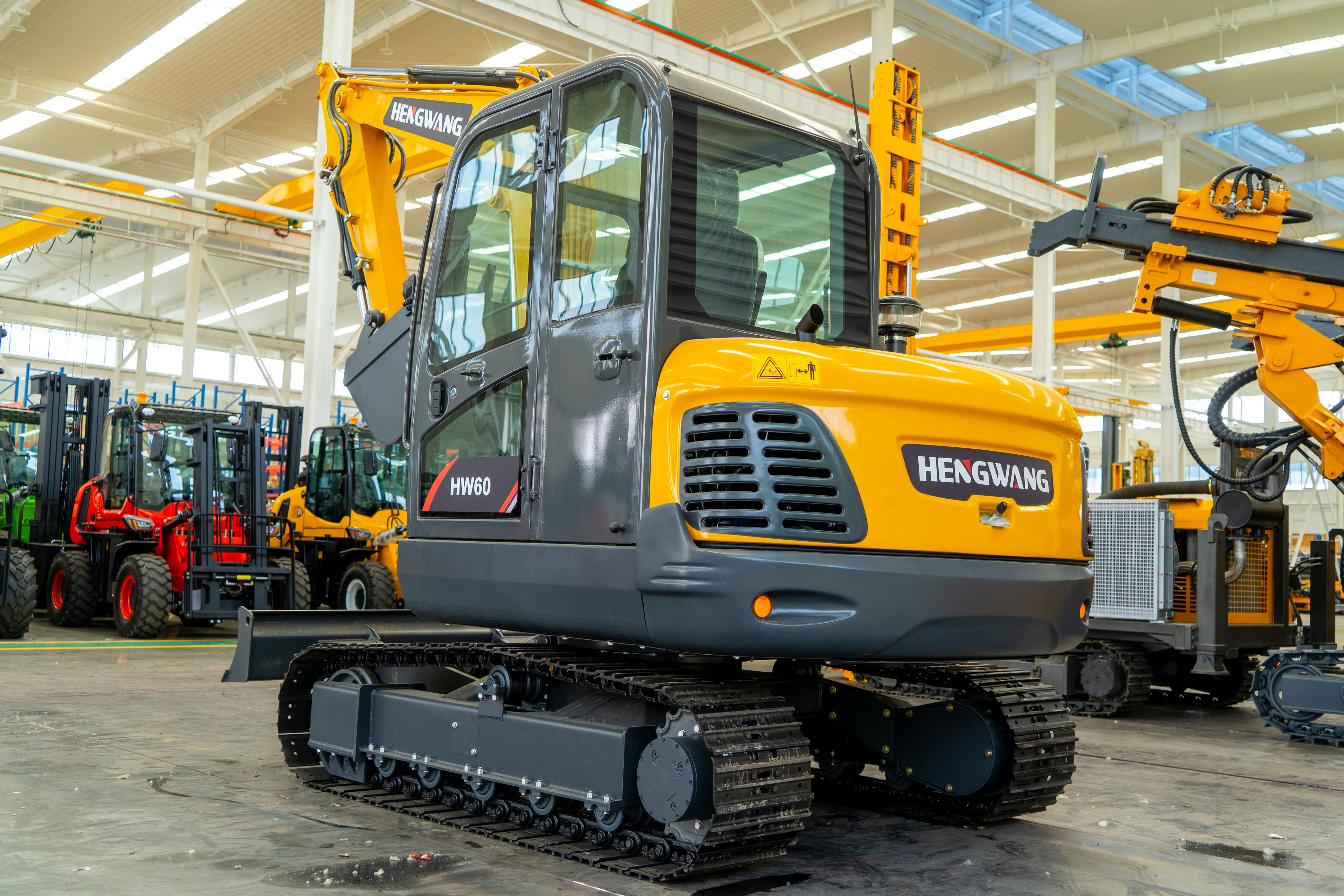 HW-60 Excavator 6 Ton Digger Medium And Large Excavators Construction Machinery Heavy Equipment China Factory Direct Sales