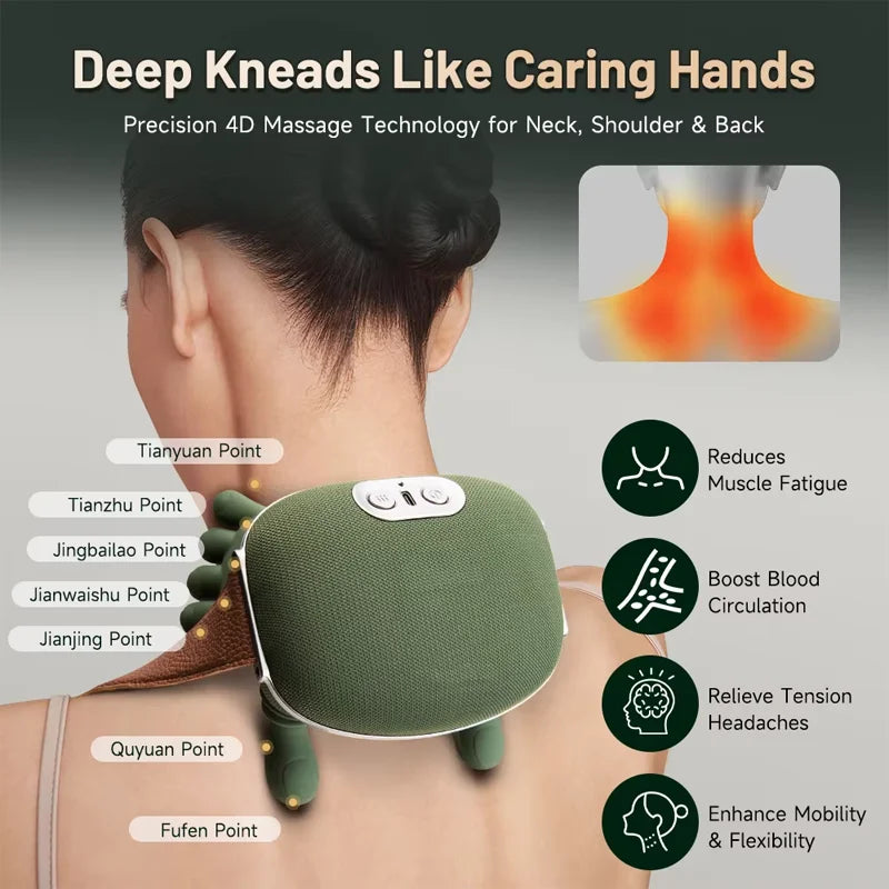 N7 Master Hand Shoulder Neck Massage Instrument Cervical Head Massage Instrument Real Hand Rubbing