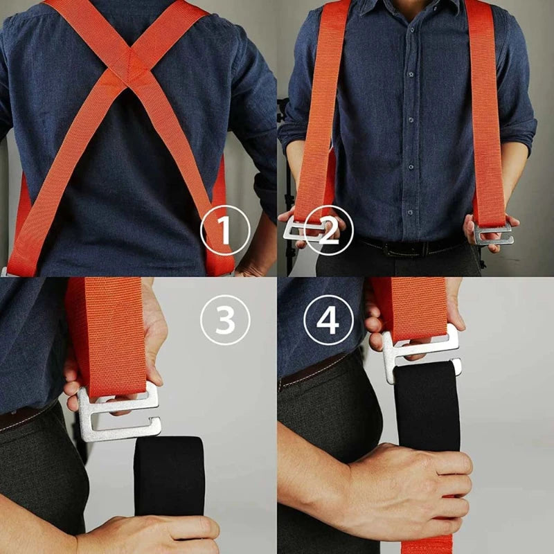2 people Lifting And Moving Strap Moving Strap Heavy Duty Lifting Strap Lifting Rope Moving Belt Lift Move And Carry Furniture