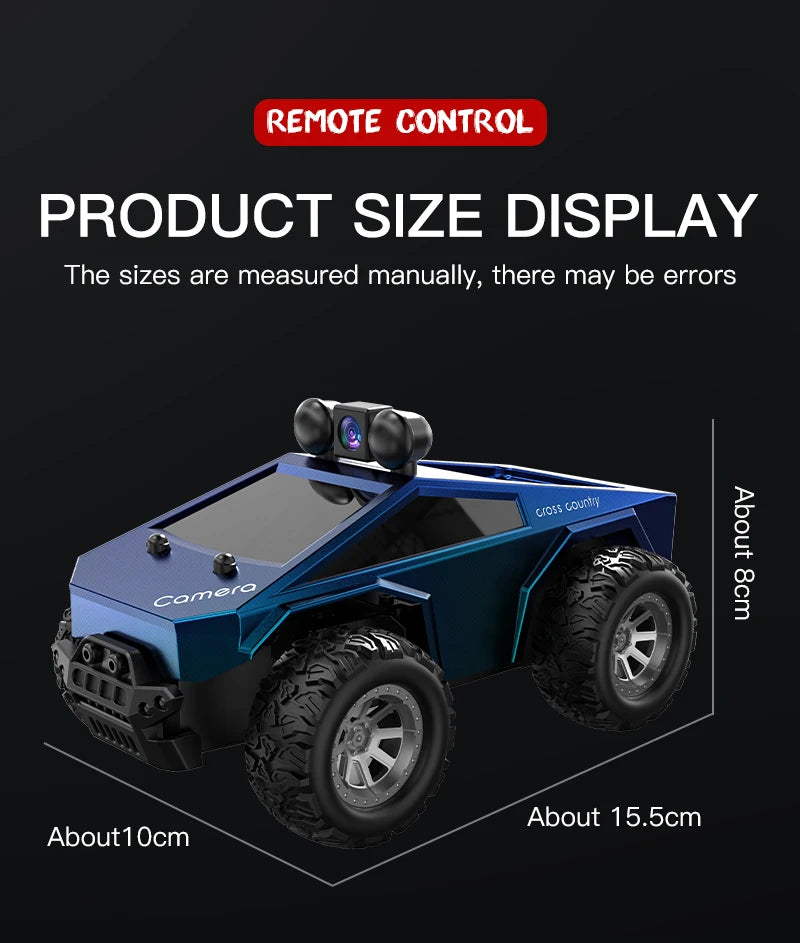 1:28 RC Car With HD Camera FPV WIFI Mini Remote Control Stunt Car With Led Lights APP Control Racing Cars Toy for Kids&Adult