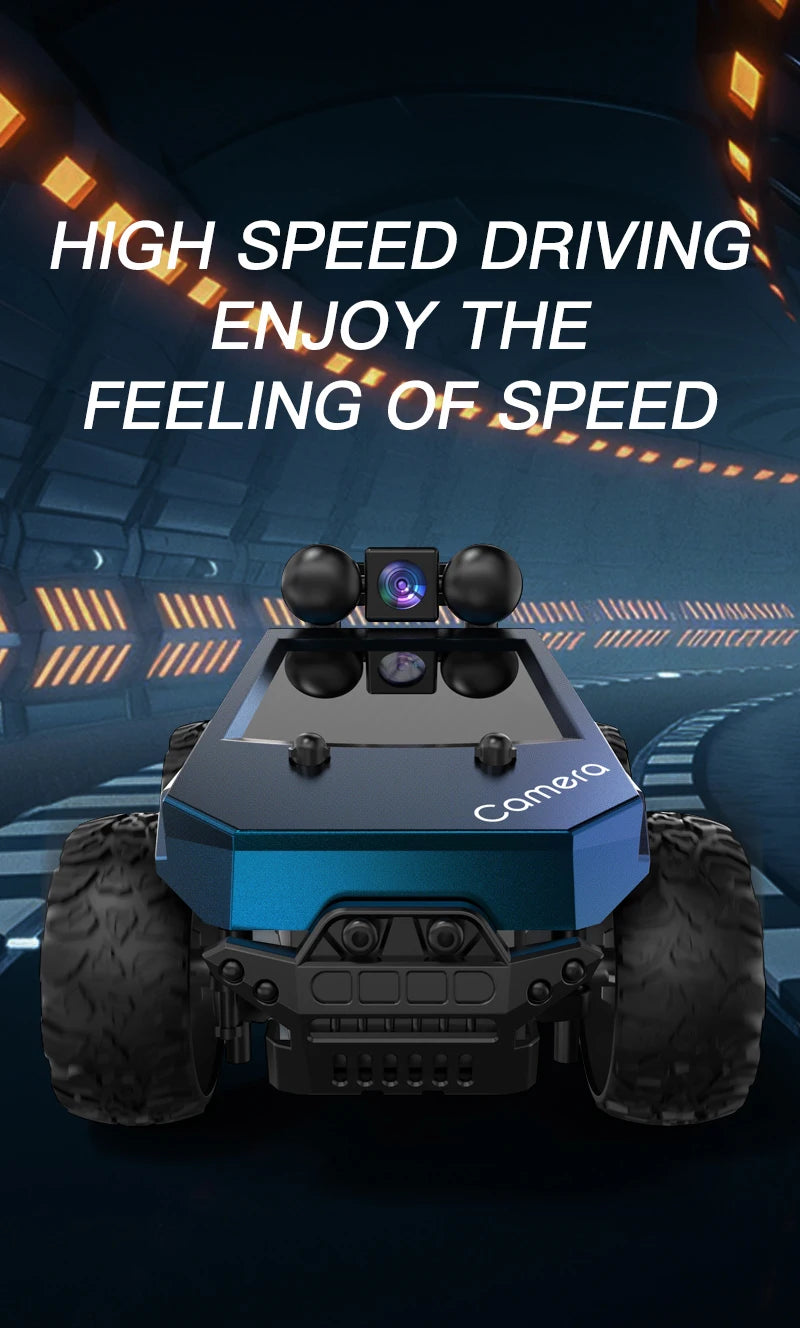 1:28 RC Car With HD Camera FPV WIFI Mini Remote Control Stunt Car With Led Lights APP Control Racing Cars Toy for Kids&Adult