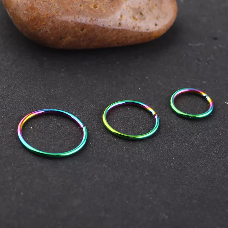 9pcs/lot Steel Ear Piercings Helix Piercings Eyebrow Piercings Lip Labret Rings Earring Tragus Barbell Piercings Body Jewelry
