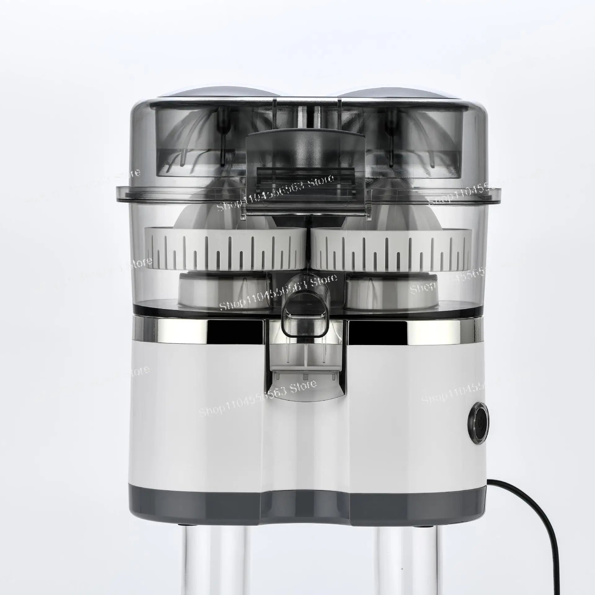Dual Head Automatic Citrus Juicer Machine, Electric Lemon Orange Press with Pulp Separation for Home Kitchen Use