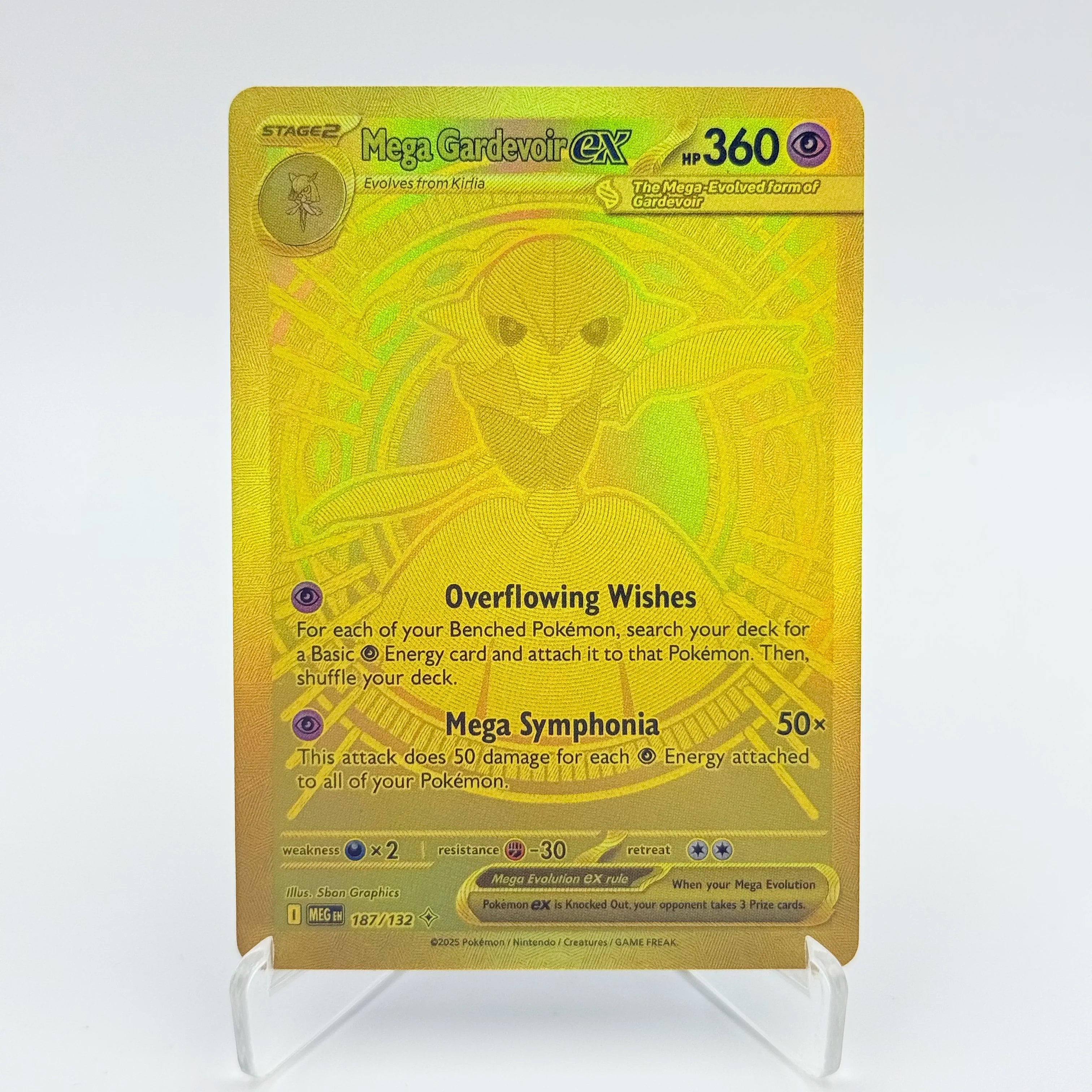 PKM PTCG Card ASC/MEG/PFL Mega Charizard Y ex Lucario Gardevoir Rare Card