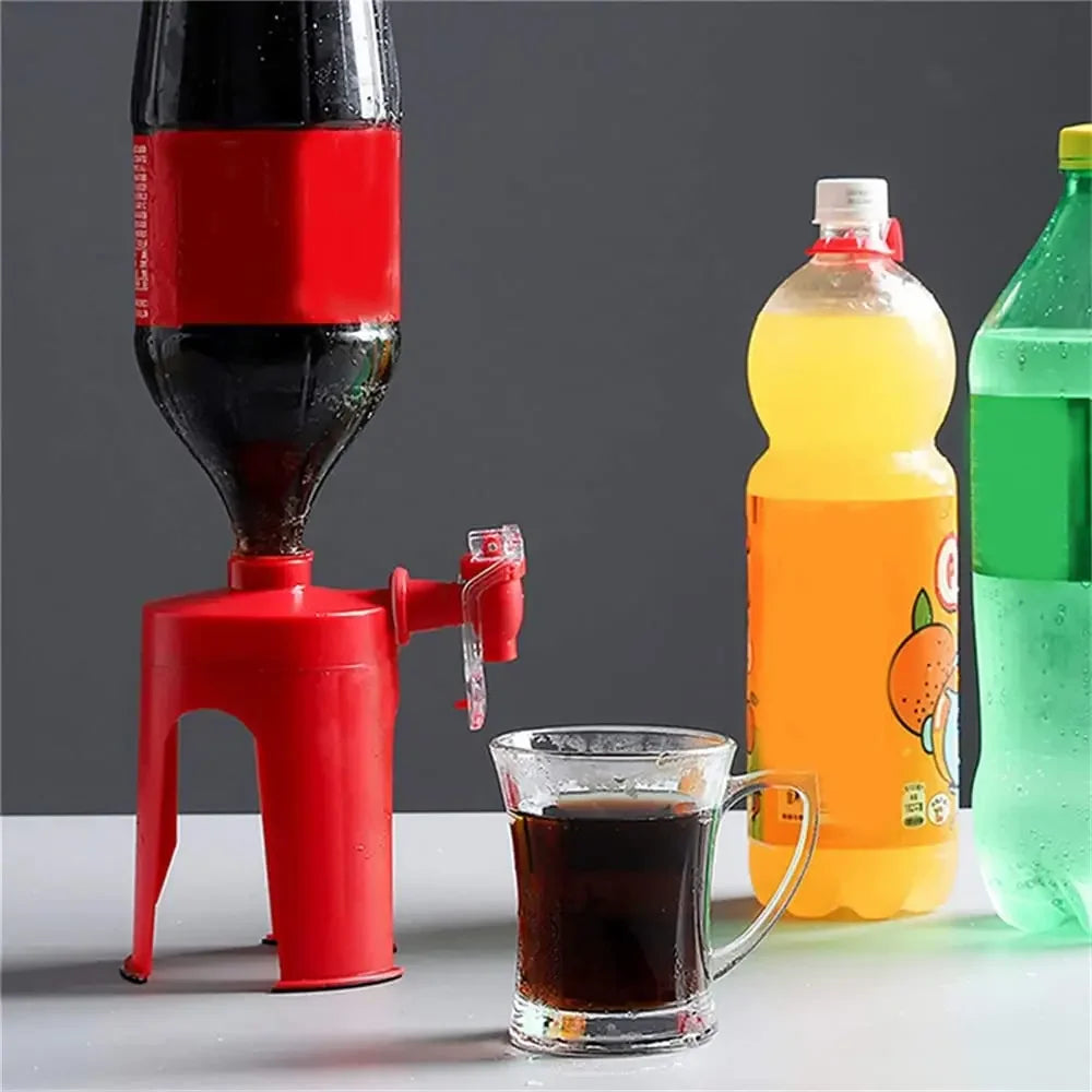 Soda Beverage Dispenser Bottle Tap Novelty Coke Cola Inverted Drinking Water Beer Dispense Drinks Switch Tools Pump Machine