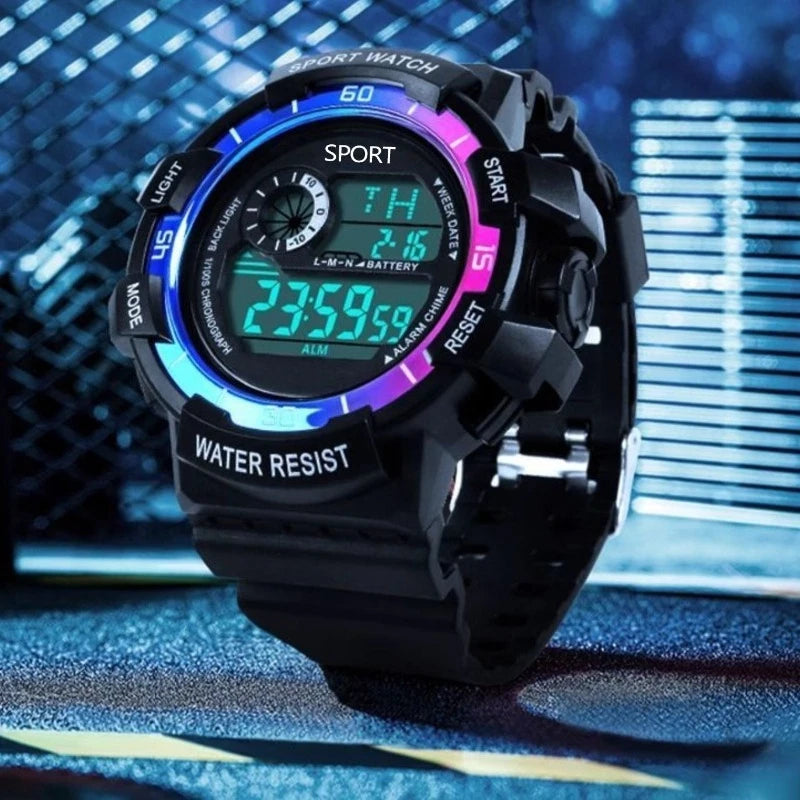 Electronic watch, student youth trend sports electronic watch