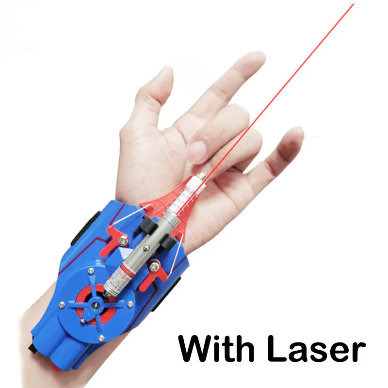 Spider Man Web Shooters ML Legends Spiderman Network Electric Launcher Gloves Toys Manga Figurine Cosplay Props Gift for Kids