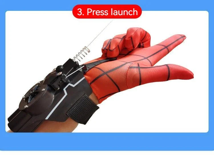 Spider Man Web Shooters ML Legends Spiderman Network Electric Launcher Gloves Toys Manga Figurine Cosplay Props Gift for Kids