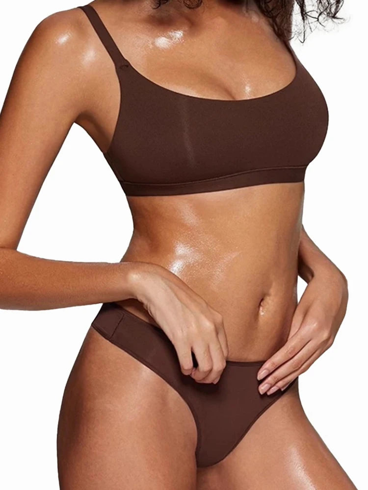 Women's Comfortable Breathable Bra without Steel Rings Light for Exercise Yoga No Chest Pad Back Center Design Can Be Worn out