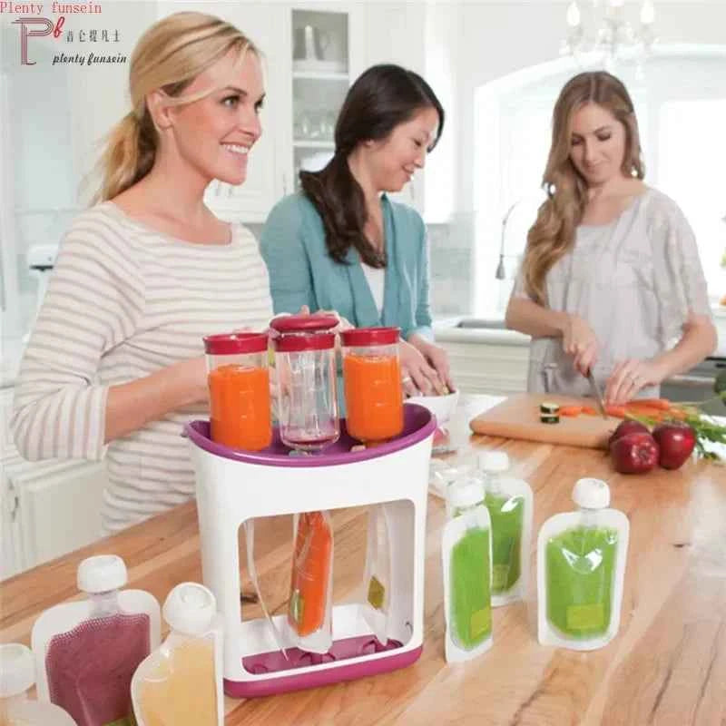 Dropshipping Baby Food Maker Squeeze Food Station Organic Fo