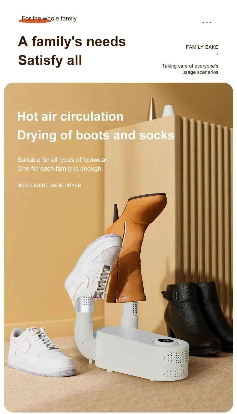 Shoe Dryers Sterilization Dehumidification Portable Shoe Rack Heater Deodorizer Dehumidifier Device Quick Drying Shoe Dryer