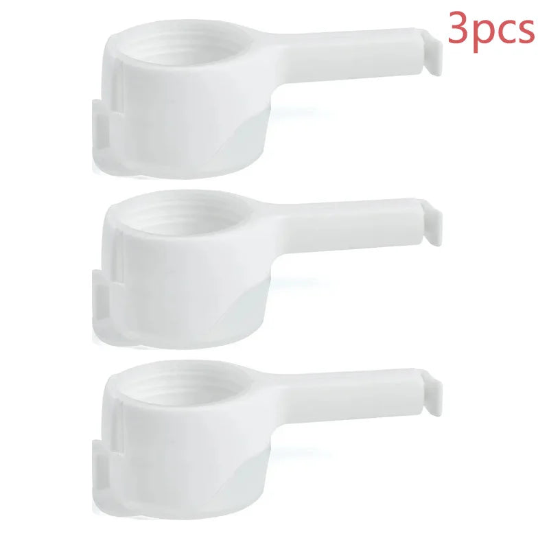 Pour Snack Clips Food Storage Sealing Clips with Pour Spouts Durable Plastic Clips for Food Storage Kitchen Snack Bag Storage