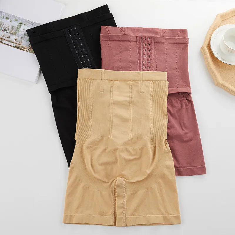 Shapewear for Women Tummy Control Body Shaper Fajas Shorts with Hook Butt Lifter Panties High Waisted Underwear Slimming Panties