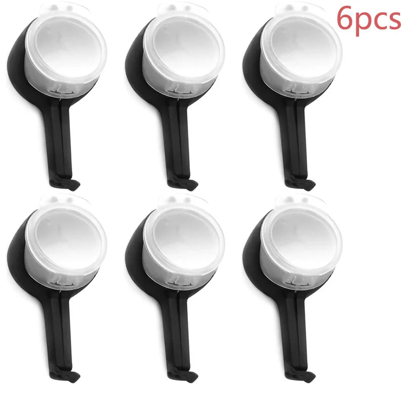 Pour Snack Clips Food Storage Sealing Clips with Pour Spouts Durable Plastic Clips for Food Storage Kitchen Snack Bag Storage