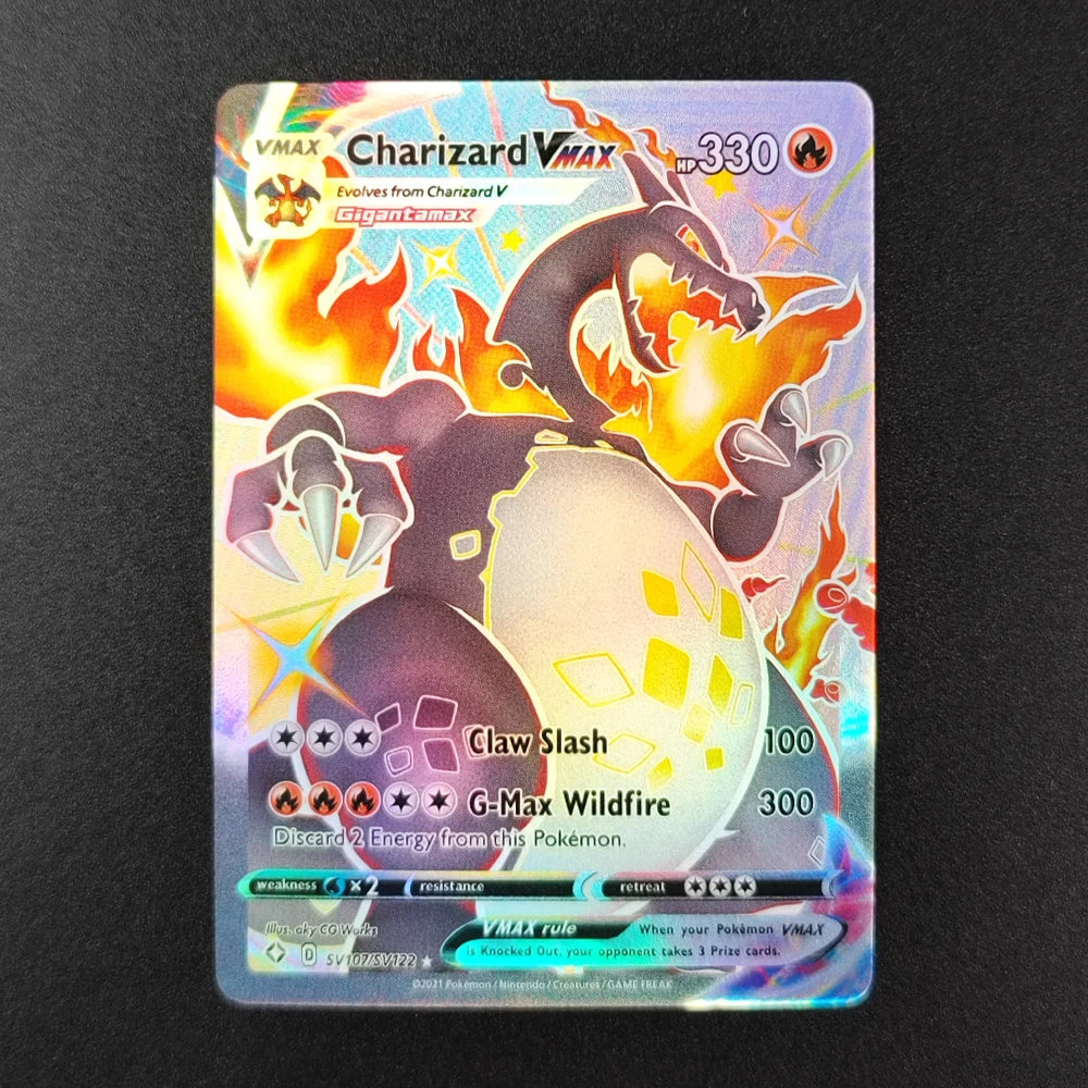 PTCG English Charizard Vmax Mega Charizard X ex V GX Hobby Collection