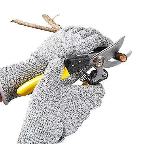 1 Pair Security Protection Anti-Cut Gloves Cut Proof Stab Resistant Stainless Steel Wire Metal Mesh Butcher Cut-Resistant Gloves