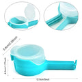 4PCS Food Bag Clips With Pour Spout, Durable Plastic Sealing Clips For Snacks, Cereal, Pet Food – Easy Pour Bag Clips