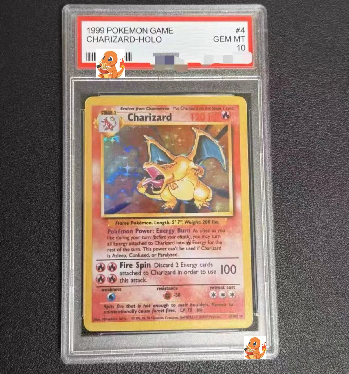 2006 POKEMON GOLD STAR CHARIZARD-HOLO EX DRAGON FRONTIERS PTCG Graded Collection Cards S6a Eevee Heroes MT10Points