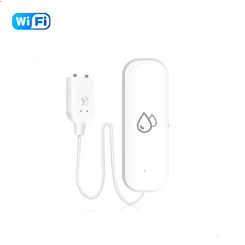 WiFi/Zigbee Water Leak Sensor Tuya Smart Life APP Flood Leak Detector Water Alert Overflow Alarm Home Security System Leakage