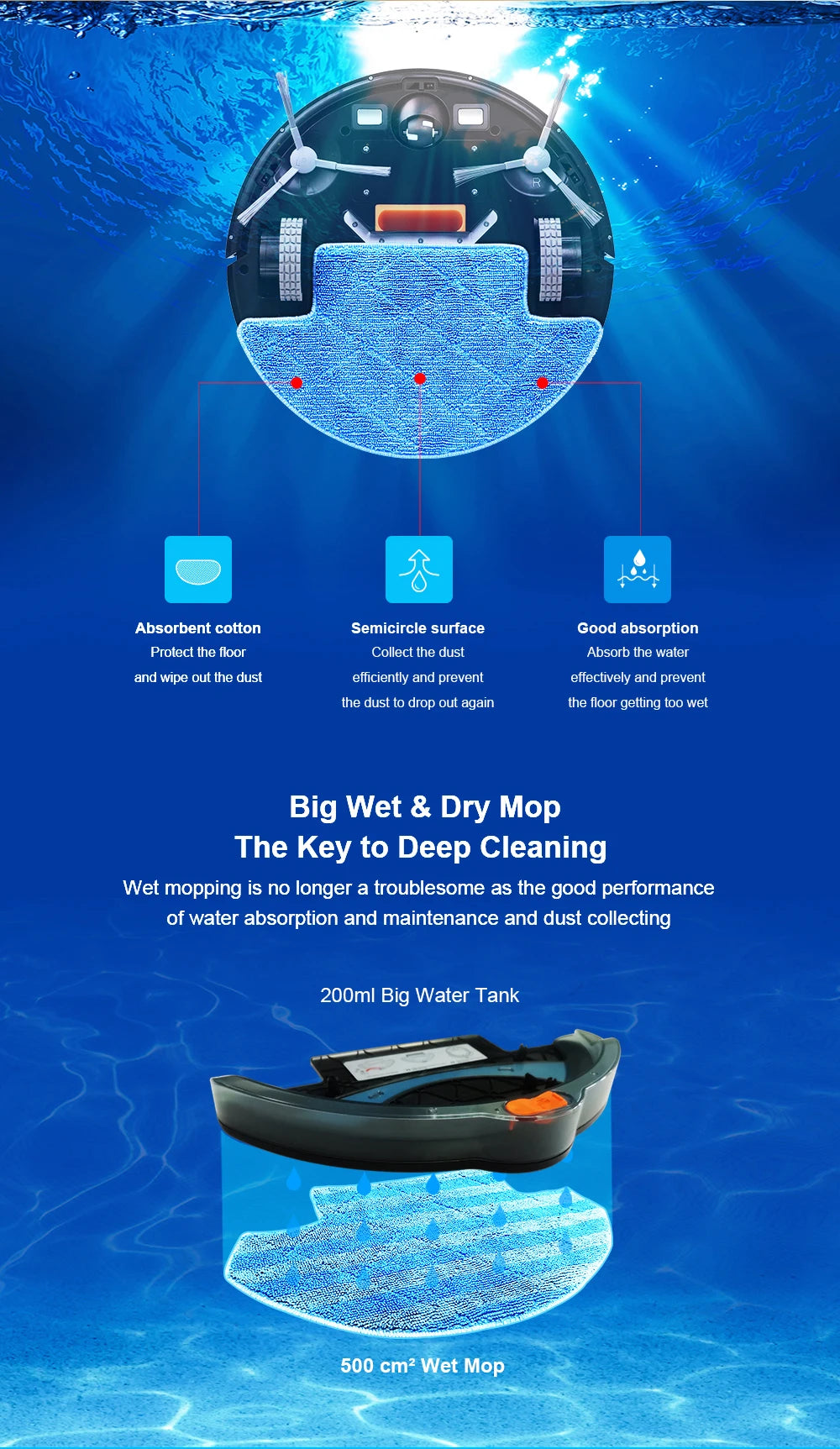 Pro Intelligent Robot Vacuum Cleaner For Household